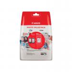 Canon PG-545XLCL-546XL Ink Cartridges High Yield KCMY + 4 x 6 in Photo Paper Value Pack 8286B011 CO67998