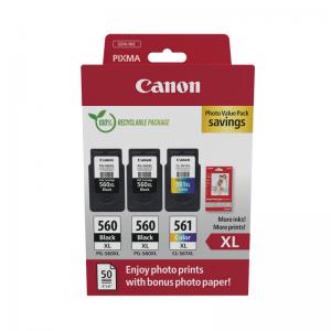 Click to view product details and reviews for Canon Pg 560xl X 2cl 561xl Ink Cartridges High Yield Kcmy Photo Value.