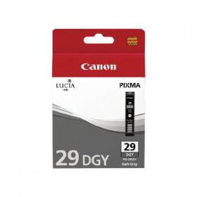 Canon Photo PGI-29 PIXMA PRO-1 Dark Grey Ink Cartridge 4869B001 CO68192