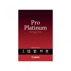 Canon PT-101 Pro A4 Platinum Photo Paper (Pack of 20) 2768B016 CO75285