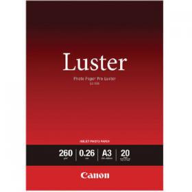Canon A3 Pro Luster Photo Paper (20 Pack) 6211B007 CO84400