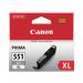 Canon CLI-551XL Ink Cartridge High Yield Grey 6447B001 CO90454