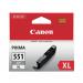 Canon CLI-551XL Ink Cartridge High Yield Grey 6447B001 CO90454