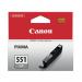 Canon CLI-551GY Ink Cartridge Grey 6512B001 CO90462