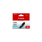Canon CLI-551C XL High Yield Inkjet Cartridge Cyan 6444B001 CO90493