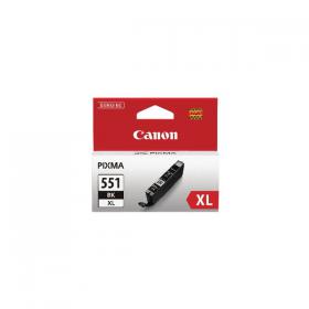 Canon CLI-551BK XL High Yield Inkjet Cartridge Black 6443B001 CO90494