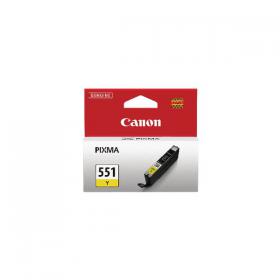 Canon CLI-551Y Inkjet Cartridge Yellow 6511B001 CO90556