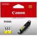 Canon CLI-551Y Yellow Ink Cartridge 6511B001