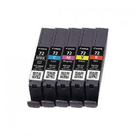 Canon PGI-72 Inkjet Cartridge Multipack PBK/GY/PM/PC/CO Pack 5 6403B007 CO97421