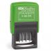 COLOP S260L3 FAXED Green Line Self-Inking Date Stamp 105666