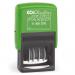 COLOP S260/L3 FAXED Green Line Self-Inking Date Stamp 105666