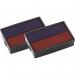 COLOP E/10/2 Blue/Red Replacement Pads - Pack of 2 107132