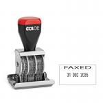 COLOP 04060/L3 FAXED Rubber Date Stamp 108670