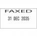 COLOP 04060/L3 FAXED Rubber Date Stamp 108670
