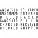 COLOP 04000WD 4mm Rubber Word Date Stamp 108803