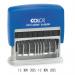 COLOP S120/DD Mini Self-Inking Double Date Stamp - 4mm 131983