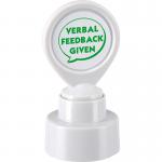 COLOP School Stamper - Verbal Feedback Given - 22mm dia
