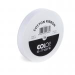 COLOP e-mark Ribbon - 100% White Cotton - 15mm x 25m 154921