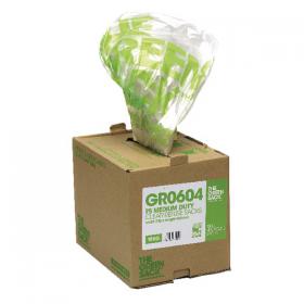 The Green Sack Refuse Bag in Dispenser Clear (Pack of 75) GR0604 CPD00006