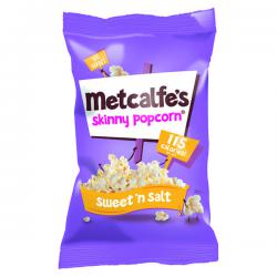 Cheap Stationery Supply of Metcalfes Skinny Popcorn SweetnSalt (Pack of 24) 0401139 CPD00053 Office Statationery