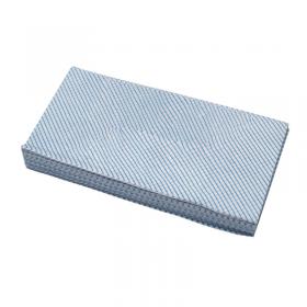 2Work Lightweight All Purpose Cloth 600x300mm Blue (Pack of 50) CPD00634 CPD00634