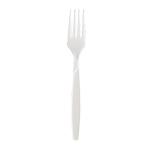 Heavy Duty Plastic Forks 178mm White (Pack of 100) 182WHBAG CPD01829