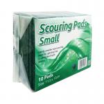 Economy Scourer Flat 150x115mm Green (Pack of 10) VOWSC.0110 CPD02010