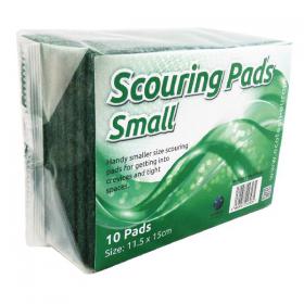 Economy Scourer Flat 150x115mm Green (Pack of 10) VOW/SC.01/10 CPD02010