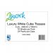 2Work Facial Tissue Cube Box 70 Sheets 2-Ply (Pack of 24) CPD13550 CPD13550