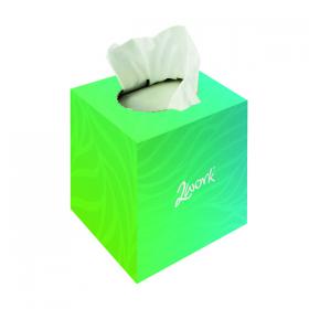 2Work Facial Tissue Cube Box 70 Sheets 2-Ply (Pack of 24) CPD13550 CPD13550