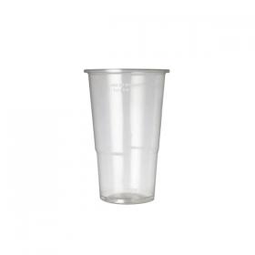 Plastic Half Pint Glass Clear (Pack of 50) 0510033 CPD16131