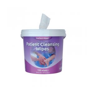 EcoTech White Patient Cleansing Wipes (Pack of 150) EBPC150 CPD24670