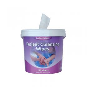 EcoTech White Patient Cleansing Wipes (Pack of 150) EBPC150 CPD24670