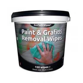 EcoTech Paint and Graffiti Wipes (Pack of 150) EBPG150 CPD24714