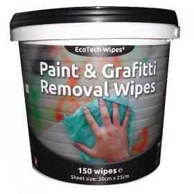 EcoTech Paint and Graffiti Wipes (Pack of 150) EBPG150 CPD24714