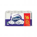 Velvet Classic Quilted Toilet Roll 3 Ply (Pack of 16) 1102202 CPD26898