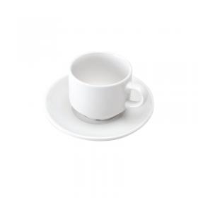 White Cup and Saucer (6 Pack) 305091 CPD30092