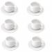 White Cup and Saucer (6 Pack) 305091 CPD30092