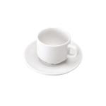 Cup and Saucer (Pack of 6) White 305091 CPD30092