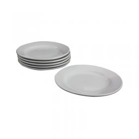 Porcelain Plate 170mm White (Pack of 6) 305093 CPD30093