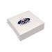 White 2-Ply Paper Napkins 400x400mm (Pack of 100) 0502122 CPD32101