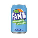 Fanta Pineapple + Grapefruit 330ml Cans (Pack of 24) 0402145 CPD33287