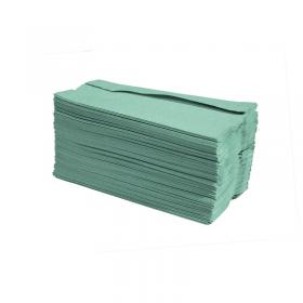 Maxima Green C-Fold Hand Towel 1-Ply Green 240x12 Pack of 2880 MAX5053 CPD43429