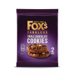 Foxs Triple Chocolate Cookie Biscuits Twin Pack 45g (Pack of 48) 934600 CPD56911