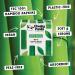 Cheeky Panda Cocktail Napkin x100 Napkins Plastic Free (Pack of 30) PFCNAPKX30 CPD63011