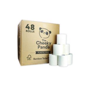 Image of Cheeky Panda 3-Ply Toilet Tissue 200 Sheets Pack of 48 PFTOILT48