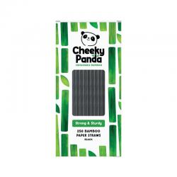 The Cheeky Panda Cheeky Panda Bamboo Paper Straws Black (Pack of 250) 0111130 CPD63036