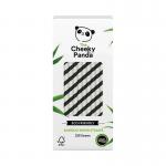 Cheeky Panda Bamboo Paper Straw Black Stripes (250 Pack) 0111129 CPD63044