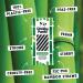 Cheeky Panda Bamboo Paper Straw Black Stripes (Pack of 250) 0111129 CPD63044