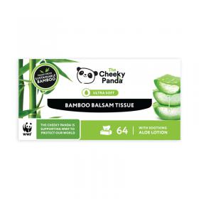 The Cheeky Panda Cheeky Panda Bamboo Balsam Tissues 64 wipes (Pack of 12) BALSTX12 CPD63110